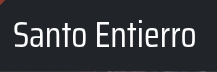 SANTO ENTIERRO